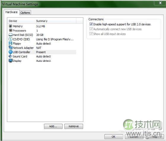 启动“VMware USB Arbitration  Service”项