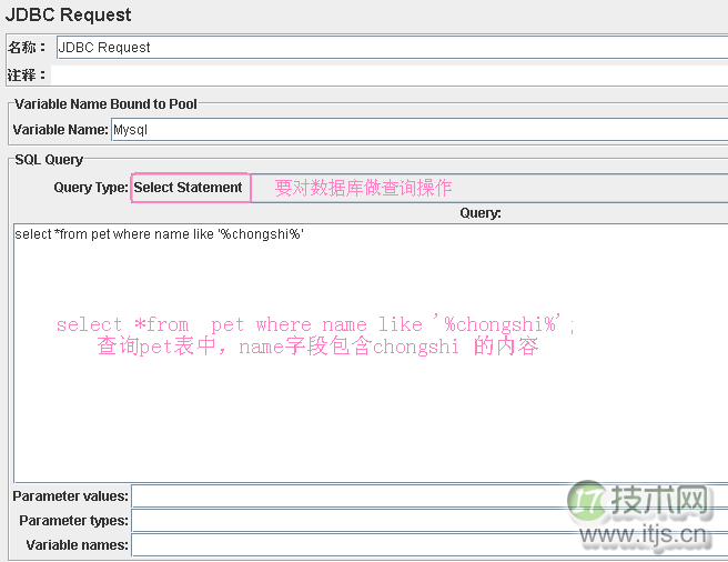 使用JMeter创建数据库(MySQL)测试(1)(图5) www.itjs.cn