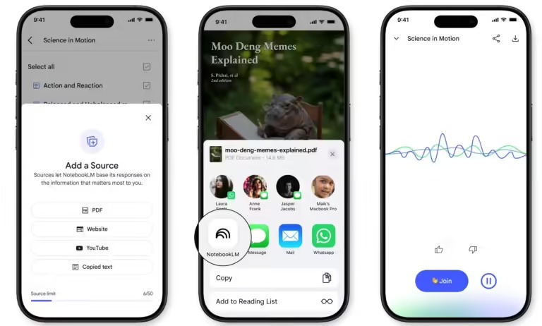 谷歌推出 NotebookLM 移动应用,可生成智能总结、音频播客(图1) 谷歌推出 NotebookLM 移动应用,可生成智能总结、音频播客