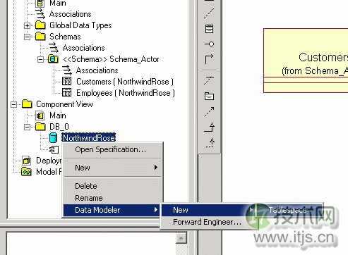 图解Rational Rose结合SQL Server 2000建立数据库表