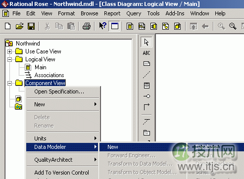 图解Rational Rose结合SQL Server 2000建立数据库表(图3)