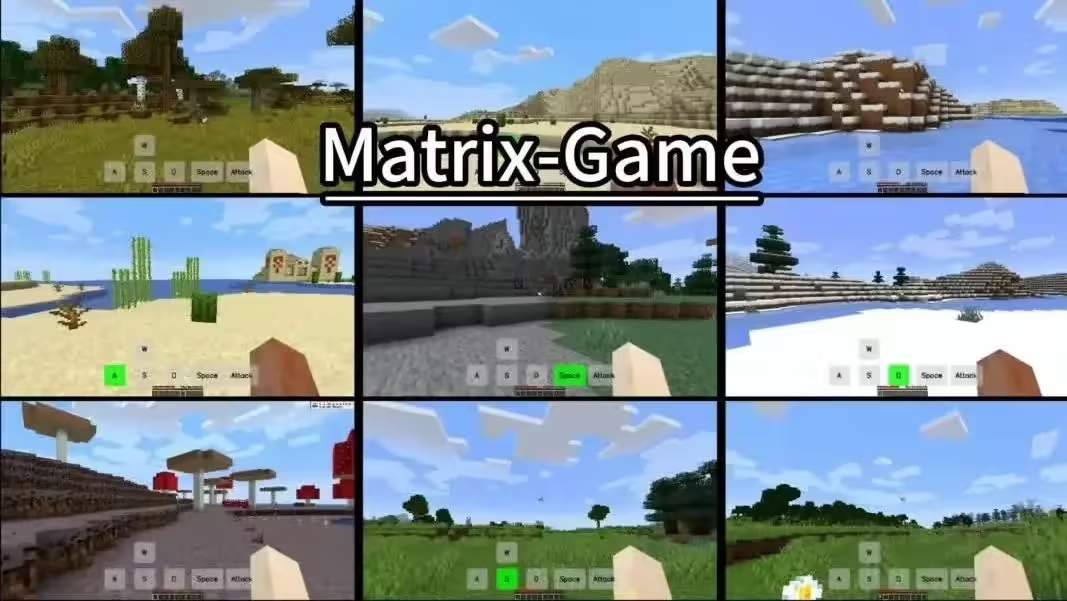 de00ec6fj00sw6lnh00lid000tn00gpp 昆仑万维宣布开源 Matrix-Game 大模型:工业界首个开源的 10B+ 空间智能大模型,支持《我的世界》