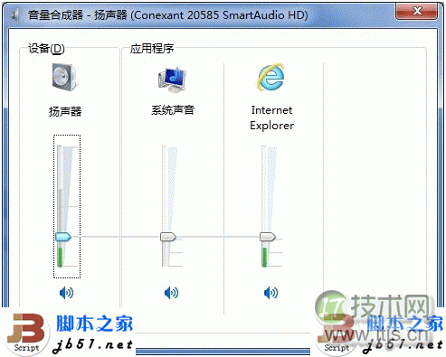 windows 7中音量控制以及设置禁播网页音乐的小技巧(图1) Windows 7中音量控制小技巧 如何设置禁播网页音乐