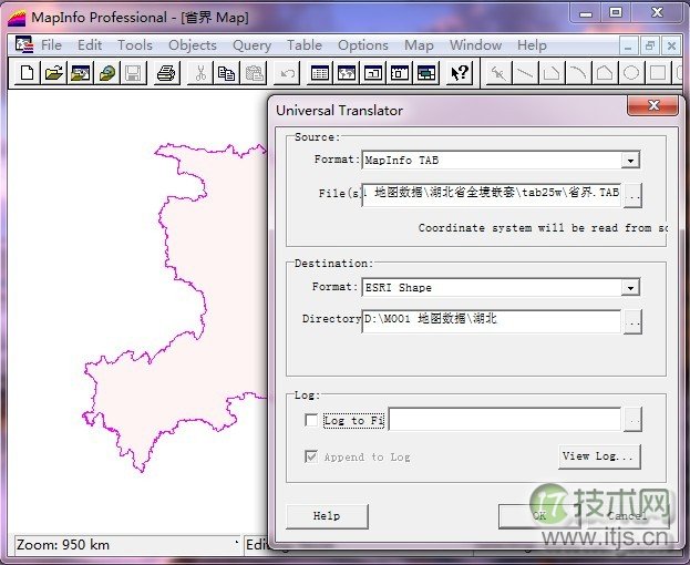提取MapInfo地图数据中的空间到SQL Server 2008(图2) 提取MapInfo地图数据中的空间到SQL Server 2008