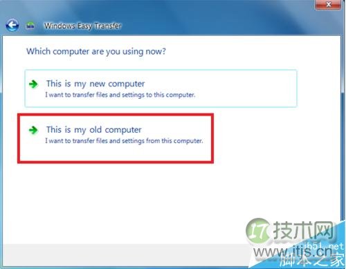 windows 7中的Windows Easy Transfer怎么使用?(图4) windows 7中的Windows Easy Transfer怎么使用?(图4)
