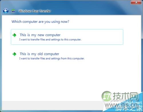 windows 7中的Windows Easy Transfer怎么使用?(图6) windows 7中的Windows Easy Transfer怎么使用?(图6)