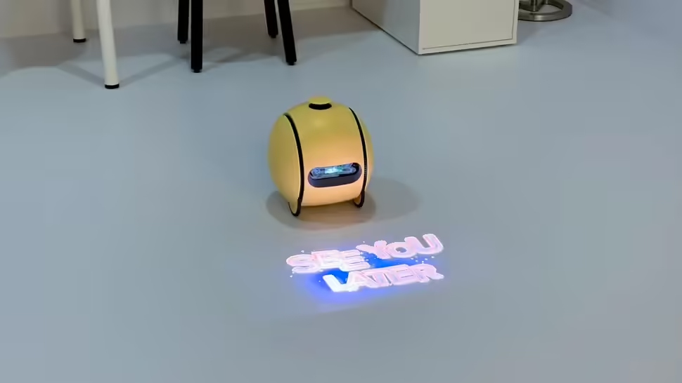 ee7f9ad0j00sufkq7005fd000qy00f6p 三星进军 AI 机器人领域,Ballie 本周公开亮相