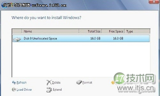 windows 7安装过程中无法分区以及分区无法格式化的解决方法(图2)
