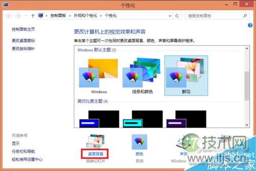 windows 7、windows 8.1怎么更换系统壁纸?windows 8.1更换系统壁(图2) Windows 7、Windows 8.1怎么更换壁纸?
