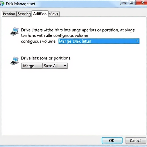 windows 7系统如何合并磁盘分区将两个或多个合并到一起(图2)