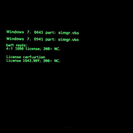 Windows7 授权管理工具 slmgr.vbs(图2) Windows7 授权管理工具 slmgr.vbs(图2)