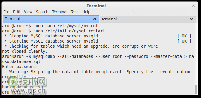 Linux 上从 MySQL 迁移到 MariaDB 的简单步骤(图5) Linux 上从 MySQL 迁移到 MariaDB 的简单步骤
