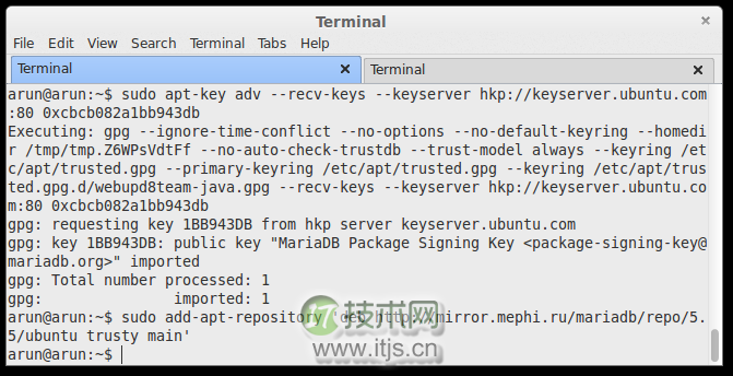 Linux 上从 MySQL 迁移到 MariaDB 的简单步骤(图8) Linux 上从 MySQL 迁移到 MariaDB 的简单步骤
