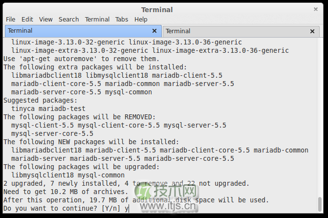 Linux 上从 MySQL 迁移到 MariaDB 的简单步骤(图9) Linux 上从 MySQL 迁移到 MariaDB 的简单步骤