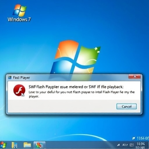 windows 7 64位系统播放swf格式文件提示错误的解决方法(图2) windows 7 64位系统播放swf格式文件提示错误的解决方法(图2)