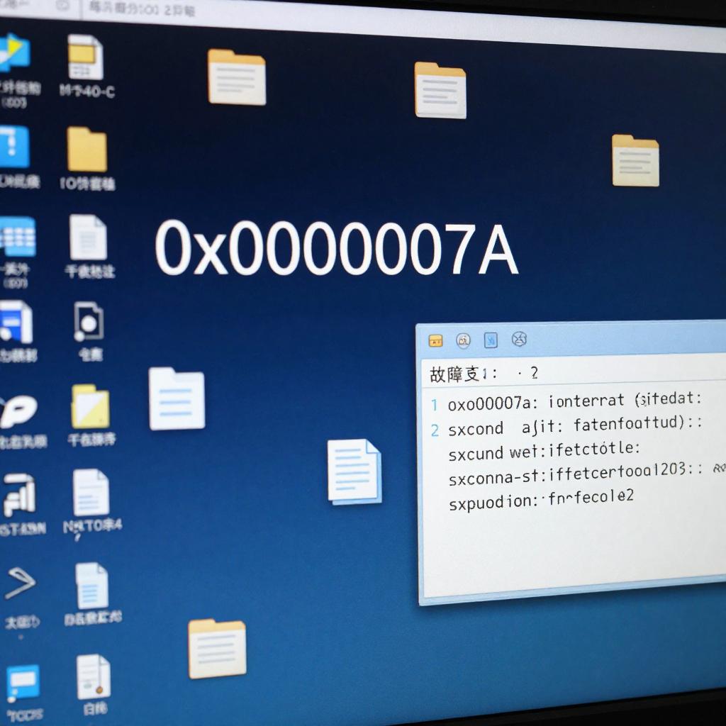 一个Windows7蓝屏代码0x0000007A解决例子(图1)