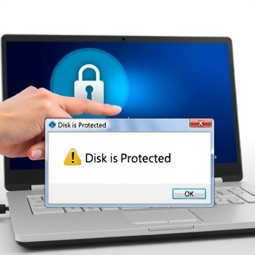 电脑公司windows 7系统提示磁盘被保护的问题解决方法(图2) 电脑公司windows 7系统提示磁盘被保护的问题解决方法(图2)