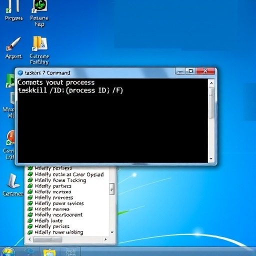 windows 7下强制结束进程命令的方法(图2)