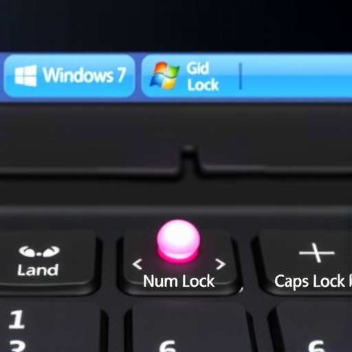 windows7操作系统中数字锁定和大小写锁定的指示符设置图文详解(图4)