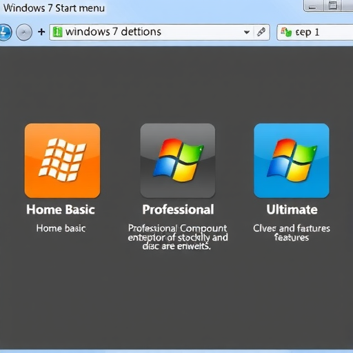 Windows7 各个版本功能介绍及其详细区别(图1) Windows7 各个版本功能介绍及其详细区别(图1)