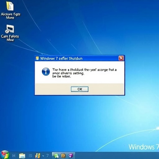 如何去除windows 7强制关机提示框(图1)