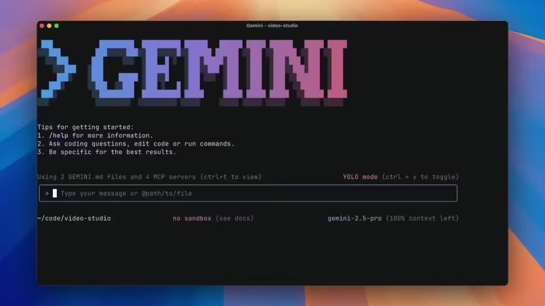 860e2b48j00syg0qz008ad000v900hkp 谷歌推出 Gemini CLI(命令行界面),基于 Gemini 2.5 Pro AI 模型