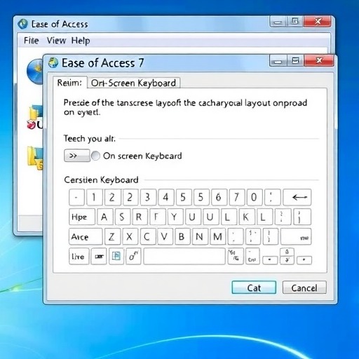 如何用Win 7开启或关闭屏幕键盘(图3)