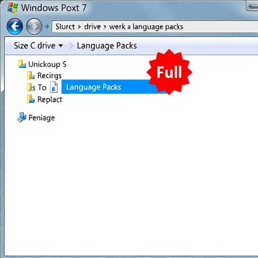 语言包占用了大量的C盘空间windows 7系统语言包如何卸载(图2) 语言包占用了大量的C盘空间windows 7系统语言包如何卸载(图2)