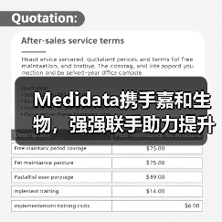 Medidata携手嘉和生物，强强联手助力提升临床试验整体效率