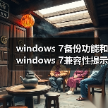 windows 7备份功能和windows 7兼容性提示窗口关闭方法