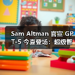 Sam Altman 官宣 GPT-5 今夏登场:超级智能更为重要 Sam Altman 官宣 GPT-5 今夏登场:超级智能更为重要
