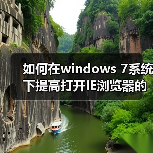如何在windows 7系统下提高打开IE浏览器的速度（图3）
