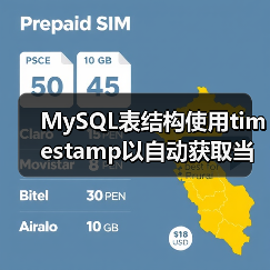 MySQL表结构使用timestamp以自动获取当前时间（图1）