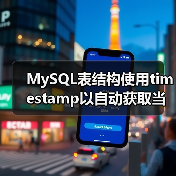 MySQL表结构使用timestamp以自动获取当前时间（图4）