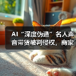 AI“深度伪造”名人声音带货被判侵权,商家赔礼道歉并赔偿 12 万元 AI“深度伪造”名人声音带货被判侵权,商家赔礼道歉并赔偿 12 万元