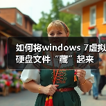 如何将windows 7虚拟硬盘文件“藏”起来(图2) 如何将windows 7虚拟硬盘文件“藏”起来(图2)