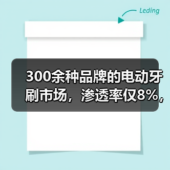 300余种品牌的电动牙刷市场,渗透率仅8%,全面开拓还需突破这些难点(图1) 300余种品牌的电动牙刷市场,渗透率仅8%,全面开拓还需突破这些难点(图1)