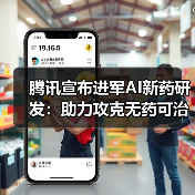 腾讯宣布进军AI新药研发:助力攻克无药可治的疾病(图1) 腾讯宣布进军AI新药研发:助力攻克无药可治的疾病(图1)
