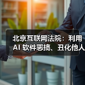北京互联网法院：利用 AI 软件恶搞、丑化他人肖像，构成人格权侵权（图3）