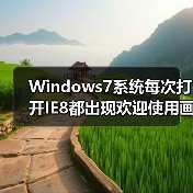 Windows7系统每次打开IE8都出现欢迎使用画面的解决(图2) Windows7系统每次打开IE8都出现欢迎使用画面的解决(图2)