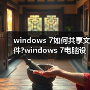 windows 7如何共享文件?windows 7电脑设置文件夹共享方法图解(图2) windows 7如何共享文件?windows 7电脑设置文件夹共享方法图解(图2)