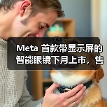 Meta 首款带显示屏的智能眼镜下月上市，售价 800 美元起（图3）