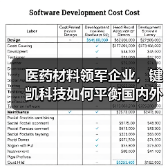 医药材料领军企业,键凯科技如何平衡国内外市场?(图4) 医药材料领军企业,键凯科技如何平衡国内外市场?(图4)