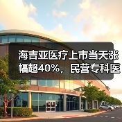 海吉亚医疗上市当天涨幅超40%,民营专科医疗的资本春天已到?(图3) 海吉亚医疗上市当天涨幅超40%,民营专科医疗的资本春天已到?(图3)