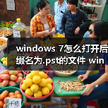 windows 7怎么打开后缀名为.pst的文件 windows 7系统文件后缀名(图2) windows 7怎么打开后缀名为.pst的文件 windows 7系统文件后缀名(图2)