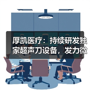 厚凯医疗：持续研发独家超声刀设备，发力微创外科器械，力争国产替代（图3）