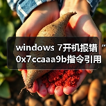 windows 7开机报错“0x7ccaaa9b指令引用的内存”的原因以及解决(图4) windows 7开机报错“0x7ccaaa9b指令引用的内存”的原因以及解决(图4)