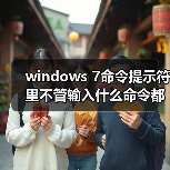 windows 7命令提示符里不管输入什么命令都提示不是内部命令(图4) windows 7命令提示符里不管输入什么命令都提示不是内部命令(图4)