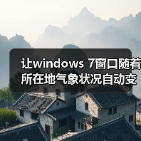 让windows 7窗口随着所在地气象状况自动变换窗口颜色(图2) 让windows 7窗口随着所在地气象状况自动变换窗口颜色(图2)