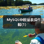 MySQL中数据表操作详解(1)（图4）